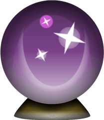 Download Crystal Magic Ball Emoji - Transparent Background Crystal Ball Emoji Png