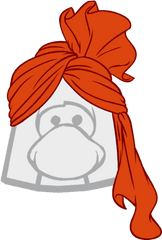 Turban - Club Penguin Wig Hair Png