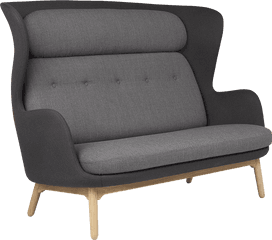 Jh120 Ro Sofa Wooden Legs - Couch Png