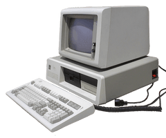 Ibm Personal Vintage Compatible Pc Computer - Free PNG