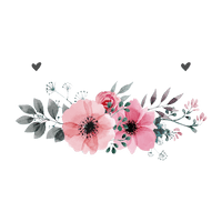 Watercolor Flower Art Vector Free PNG HQ