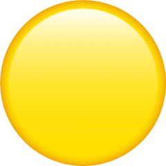 Yellow Circle Emoji Png Free - Transparent Yellow Circle Emoji