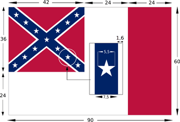 Last Confederate - Confederate States Of America Flag Png