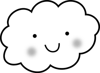 Cute Clouds Clipart Png 4 Station - Rainy Cute Clouds Png