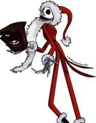 Download Jack Skellington - Jack Skellington Santa Claus Png