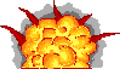 Pixel Explosion Png Picture 606707 - Explosion Pixel Png