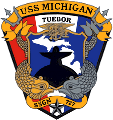 Uss Michigan Ssgn - Crest Uss Michigan Ssgn 727 Png