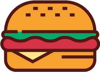 Burger Png Icon - Burger Icon Transparent Png