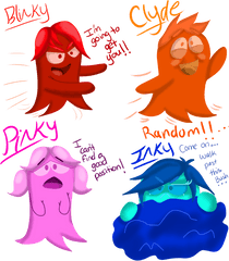 Download Pacman Ghosts Png - Pac Man Ghosts Cute Full Size Pac Man Pinky Ghost