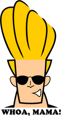 Johnny Bravo Head - Johnny Bravo Png