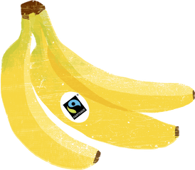 Download Bananas - Fair Trade Png Image With No Background
