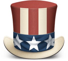 Uncle Sam Hat Transparent - Transparent Uncle Sam Hat Png