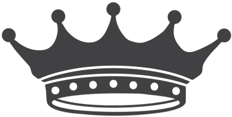 Crown Design Simple Spikes Lesser Icon - Transparent Png Queen Crown Images Cartoon