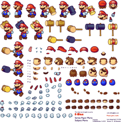 Download Hd Mario Sprite Sheet Png Svg - Transparent Mario Sprite Sheet