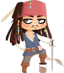 Download Jack Sparrow - Captain Jack Sparrow Cartoon Png