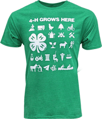 Green 4 - 4h T Shirts Designs Png