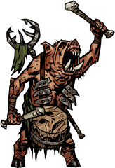 Swine Drummer - Darkest Dungeon Swine Folk Transparent Darkest Dungeon Swine Png