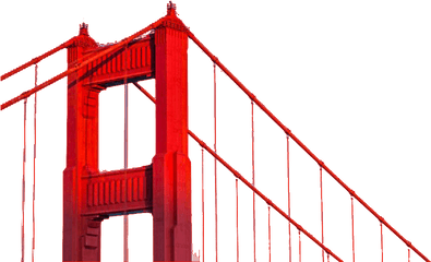 Golden Gate Bridge Clipart - Golden Gate Bridge Png