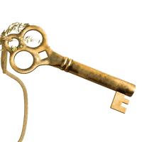 Antique Key Gold Free Download PNG HQ