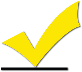 Check Mark Png Yellow Image With No - Check Mark Png Yellow