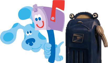 Mailboxes Picsart Sticker - Buzon Pistas De Blue Png