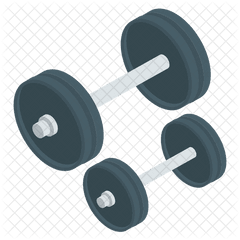 Dumbbells Icon - Barbell Png