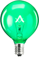 25 Watt Green Scentsy Light Bulb - Green Scentsy Bulb Png