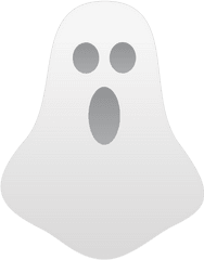 Spooky Icon - White Ghost Icon Png