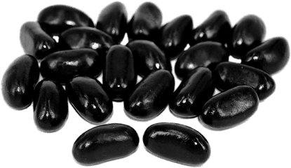 Black Jellybeans Transparent Png - Black Jelly Beans Clipart