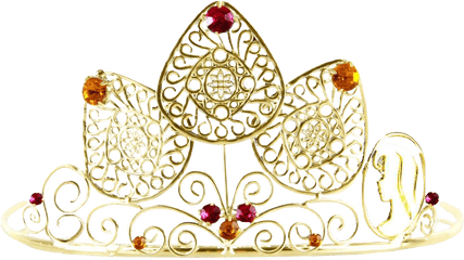 Gold Princess Crown - Disney Princess Rapunzel Tiara Png Snow White Crown Png