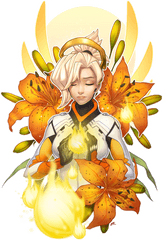 Mercy Png Mercymain Overwatch Cute - Overwatch Mercy T Shirt