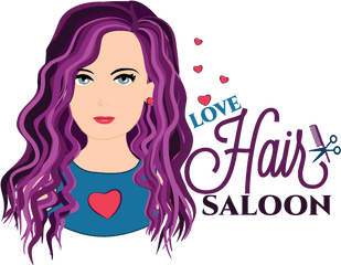 Lady Love Hair Saloon Logo - Saloon Ladies Logo Png
