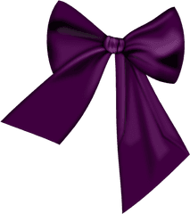 Purple Bow Clipart Hair Clips - Purple Bow For Hair Png