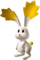 Nintendo Cafe U2014 Mips The Rabbit As Seen In Super Mario - Super Mario Galaxy Star Bunny Png