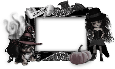 Cadre Photo Halloween Gothique Gothic Frame Png - Picture Frame