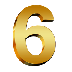 6 Number Png