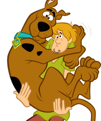 Scooby Doo In Shaggys Arms Transparent - Scooby Doo And Shaggy Png