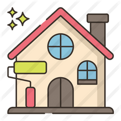 House Painting - Family Time Icon Png