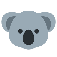 Koala Face Free Download PNG HQ