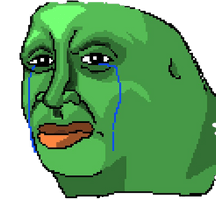 Images The Pepe Frog Sad - Free PNG
