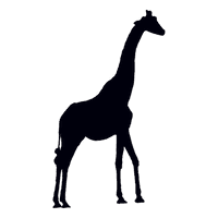 Giraffe Vector Silhouette Free HQ Image - Free PNG