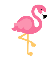 Vector Flamingo Bird Leg One - Free PNG