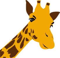 Giraffe Vector PNG Image High Quality