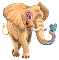 Vector Elephant African Free HQ Image - Free PNG