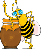 Honey Trail Bumblebee HD Image Free - Free PNG