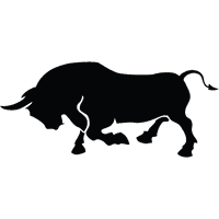 Pic Vector Black Bull PNG Image High Quality