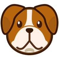 Vector Dog Face PNG Image High Quality