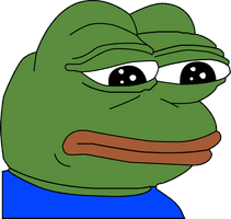 The Pic Pepe Frog Sad - Free PNG