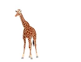 Giraffe Vector PNG Download Free