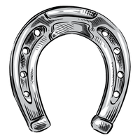 Vector Silver Horseshoe Free Transparent Image HQ - Free PNG